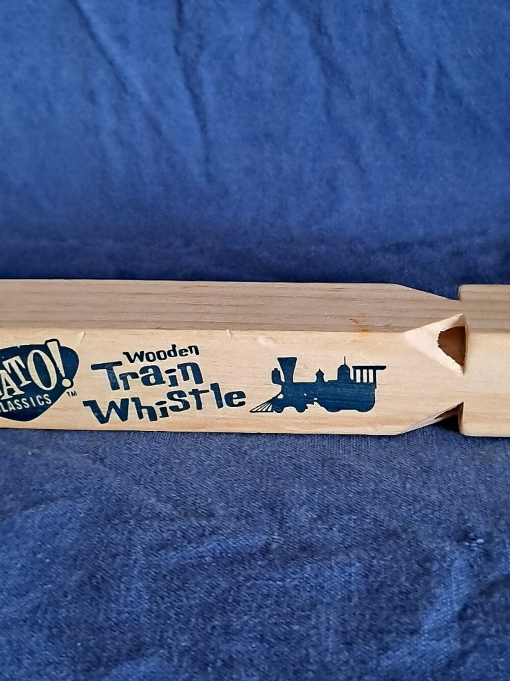 Neato Classics Wood TRAIN WHISTLE Wooden Toot Sound Locomotive Engine Horn